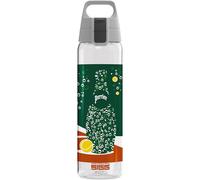 Sigg - Transparent Tritan Water Bottle - Total Clear ONE Roland Garros - Suitable For Carbonated Beverages - Dishwasher Safe - Leakproof - Lightweight - Scratch Resistant - BPA Free - Green - 0.75L