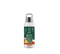 Sigg - Transparent Tritan Water Bottle - Total Clear ONE Roland Garros - Suitable For Carbonated Beverages - Dishwasher Safe - Leakproof - Lightweight - Scratch Resistant - BPA Free - Green - 1L