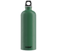 SIGG Aluminium Water Bottle Traveller - Leakproof, BPA-free, Carbonation-safe, 1 L Leaf Green