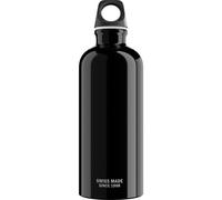 Sigg - Aluminium Water Bottle - Traveller Black - Climate Neutral Certified - Suitable For Carbonated Beverages - Leakproof - Lightweight - BPA Free - Black - 0.6 L