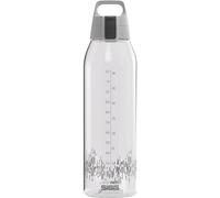 Sigg - Tritan Renew Transparent Water Bottle - Total Clear ONE MyPlanet Anthracite - Suitable For Carbonated Beverages - Dishwasher Safe - With Fruit Strainer - Leakproof - BPA Free - grey - 1.5L