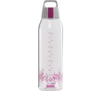 Sigg - Tritan Renew Transparent Water Bottle - Total Clear ONE MyPlanet Anthracite - Suitable For Carbonated Beverages - Dishwasher Safe - With Fruit Strainer - Leakproof - BPA Free - purple - 1.5L