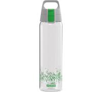 Sigg - Tritan Renew Transparent Water Bottle - Total Clear ONE MyPlanet Green - Carbonated Beverages - Dishwasher Safe - With Fruit Strainer - Leakproof & Lightweight - BPA Free - Green - 0.75L