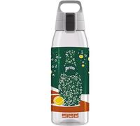 SIGG - Tritan Renew Transparent Water Bottle - Total Clear ONE Roland Garros - Suitable For Carbonated Beverages - Dishwasher Safe - Leakproof - Lightweight - Scratch Resistant - BPA Free - Green - 1L
