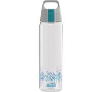 Sigg - Tritan Renew Water Bottle - Total Clear ONE MyPlanet Aqua - Suitable For Carbonated Beverages - Dishwasher Safe - With Fruit Strainer - Leakproof - Lightweight - BPA Free - Aqua - 0.75L