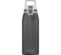 Sigg - Tritan Water Bottle - Total Color ONE Anthracite - Suitable For Carbonated Beverages - Dishwasher Safe - Leakproof - Featherweight BPA Free -
