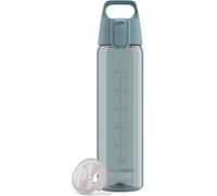 Sigg - Tritan Water Bottle - Total Color ONE Morning Blue - Suitable For Carbonated Beverages - Dishwasher Safe - Leakproof - Featherweight BPA Free - 0.75 L
