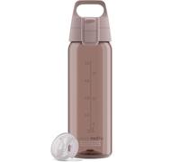 Sigg - Tritan Water Bottle - Total Color ONE Morning Blue - Suitable For Carbonated Beverages - Dishwasher Safe - Leakproof - Featherweight BPA Free - 0.6L