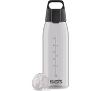 Sigg - Tritan Water Bottle - Total Color ONE Transparent - Suitable For Carbonated Beverages - Dishwasher Safe - Leakproof - Featherweight BPA Free - 1L