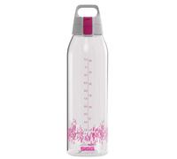Sigg - Tritan Renew Transparent Water Bottle - Total Clear ONE MyPlanet Anthracite - Suitable For Carbonated Beverages - Dishwasher Safe - With Fruit Strainer - Leakproof - BPA Free - purple - 1.5L