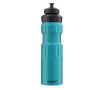 - Aluminium Sports Water Bottle - WMB Sports Blue Touch - With 3-Stage Sports Cap - Climate Neutral Certified - Leakproof - Lightweight - BPA Free - 0