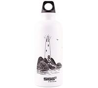 Sigg X Moomin Lighthouse Kids Drinking Bottle (0.6 L), Non-Toxic Water Bottle with Leak-Proof Lid, Made in Switzerland Aluminium Flask for Water