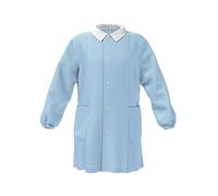 siggi Children's Apron Kindergarten Years Child Girl School Children's Aprons White Pink Blue Girl Boy Apron Sleeves Painting Nursing Nest Sleeve Teacher Cotton Aprons, azure, 2 Years