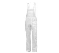 SIGGI - 'New extra' bib pants in 100% cotton, various colors. Four pockets. Weight per sq.m. gr. 270 - Size: 56 - Variants: white