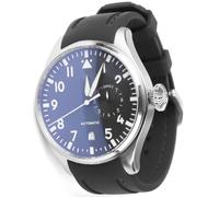 Sight Focus 22mm Curved End Rubber Watch Band for IWC Big Pilot Watches Chronograph Watch Pilot Watch Series 46MM Soft Watch Strap Watchband Correa de reloj