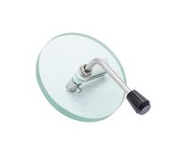 Sight Glass, Perforated Borosilicate Clear Glass, Stainless Steel Handle with Silicone Scraper Blade for Cleaning Glass 1pc(130mm X 20mm)(95mm X 10mm)