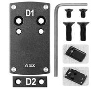 Sight Mount Adapter Plate Kit, Slim And Featherweight Sight Mount Plate Suitable For, Includes Plates With Screws And L-Shaped Hex Wrench, Rustproof Aluminum Alloy