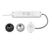 Sight Recessed Downlight - Emergency Non-Maintained Downlight - Indoor Recessed LED Ceiling Downlight - Emergency Non-Maintained Fitting with Interchangeable Bezels - IP20 Indoor Ceiling Lights