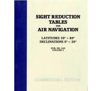 Sight Reduction Tables for Air Navigation Vol. 3 (pub 249)