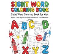 Sight Word Coloring Book for Kids: Find & Color High-Frequency Sight Words | Early Reading