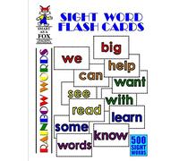 Sight Word Flash Cards: 500 Rainbow Words