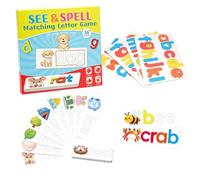Sight Word Flash Cards Alphabet Fine Motor Spelling Matching Educational