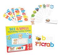 Sight Word Flash Cards Double-Sided Fine Motor Phonics Learning Toys