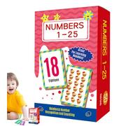 Sight Word Flash Cards, Number Educational Cards, Interactive Toys with Durable Design, Portable Sensory Tools for Boys and Girls, Early for Children, Fun