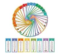 Sight Word Flash Cards - Paper Colorful 60-Piece Set Reading Educational Learning Toy, Phonics Game Kit, Preschool Tool | Durable Cardboard Deck providing literacy practice for children