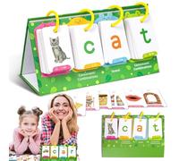 Sight Word Flash Cards - Preschool Learning Cards, Short and Long Vowel Sounds Flash Card Games, Homeschool and Classroom Supplies for Kids, Kindergarten, Early Reading, Phonics Practice, Ho