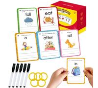 Sight Word Flash Cards - Spelling Improvement Supplies, Early Reading Flash Card with Colourful Design, Classroom Accessory for Kids Details, Kindergarten Flashes Tool with Fun Feature, Preschoolers