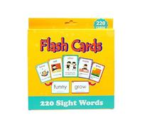 Sight Words - 220 Unit Vocabulary Cards, Reusable Reading, Early Childhood Education Tool, Literacy Learning Kit | Engaging Educational Games For Kindergarten Preschool Kids