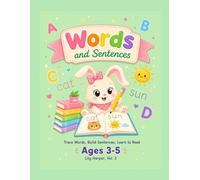 Sight Words & First Sentences Tracing Workbook for Kids Ages 3-5: 26 Pre-K Sight Words A-Z & First Reading Sentences | Trace, Color & Learn to Read | Preschool & Kindergarten Handwriting Practice