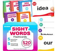 Sight Words Flash Cards for Kids - Baby Flash Cards for Pre-K to 3rd Grade