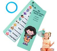 Sight Words Flash Cards Nursery Sight Words Flash Cards - High Frequency Vocabulary Trainer Learning Card - Word List Pocket Cards, Educational Photo Cards for Children from 3 Years