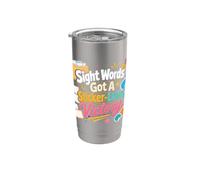 Sight Words Got A Sticker Level Victory Reading Teacher Stainless Steel Insulated Tumbler