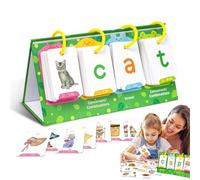 Sight Words Phonics Spelling Spell Vision Cards for Preschool Children 21.3 x 8 x 10.7 cm Flash Cards with Vowel Sounds