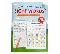 Sight Words Search Workbook Featuring 500 Common English Terms and Practical Phrases for Study English Language Study Guide