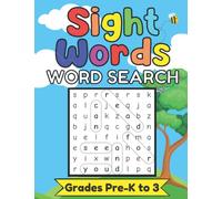 Sight Words Word Search Book for Kids: High Frequency Words Activity Puzzle Book Grades Pre-K-3