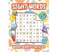 Sight Words Word Search for Kids: High Frequency Words Activity Book for Pre-K to 1st Grade