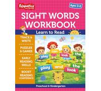 Sight Words Workbook for Kids: Learn to Read with Tracing, Puzzles & Games: Preschool & Kindergarten | Colorful Fun Activities | Ages 3-6 (Enjoymatics Learning & Activity Series)