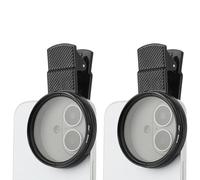Sightfelt 52mm Clip-0n Cpl Phone Cameralens Filter Kit, Filtro Polarizador para Celular, Circular Polarizer Cpl Cell Lens Polarizing Filter for iPhone, Reduces Glare & Enhances Colors (2 Pcs)