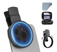 Sightfelt 52mm Clip-0n Cpl Phone Cameralens Filter Kit, Filtro Polarizador para Celular, Circular Polarizer Cpl Cell Lens Polarizing Filter for iPhone, Reduces Glare & Enhances Colors (1 Pcs)
