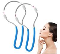 Sightfelt Women's Facial Hair Remover, 2025 New Stainless Steel Spring Hair Remover for Face, Handheld Sightfelt Epilator for Women Face, Chin Hair, Upper Lip Hair, Women Mustache (Blue*2)