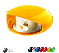 Sightgaze Automatic Cord Reel, Retractable Cable Management Charging Cord Organizer, Automatic Small Winder Case for USB Cable Headset Cords Charger Cables for Travel and Organization (Orange)