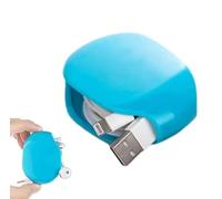 Sightgaze Automatic Cord Reel,Retractable Cable Management Charging Cord Organizer,Small Winder Case for USB Cable Headset Cord Charger Cable,for Travel and Organization (Blue)