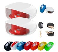 Sightgaze Automatic Cord Reel, Sightgaze Retractable Cable Management Charging Cord Organizer, for USB, Headphone, Data Cables, No More Tangled Cords (White,2PCS)