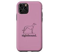 Sighthound Minimalist One Line Art Greyhound Dog Lover Case for iPhone 11 Pro