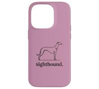 Sighthound Minimalist One Line Art Greyhound Dog Lover Case for iPhone 14 Pro