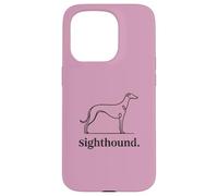 Sighthound Minimalist One Line Art Greyhound Dog Lover Case for iPhone 15 Pro